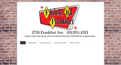 Desktop Screenshot of fitnessonfrankfort.com